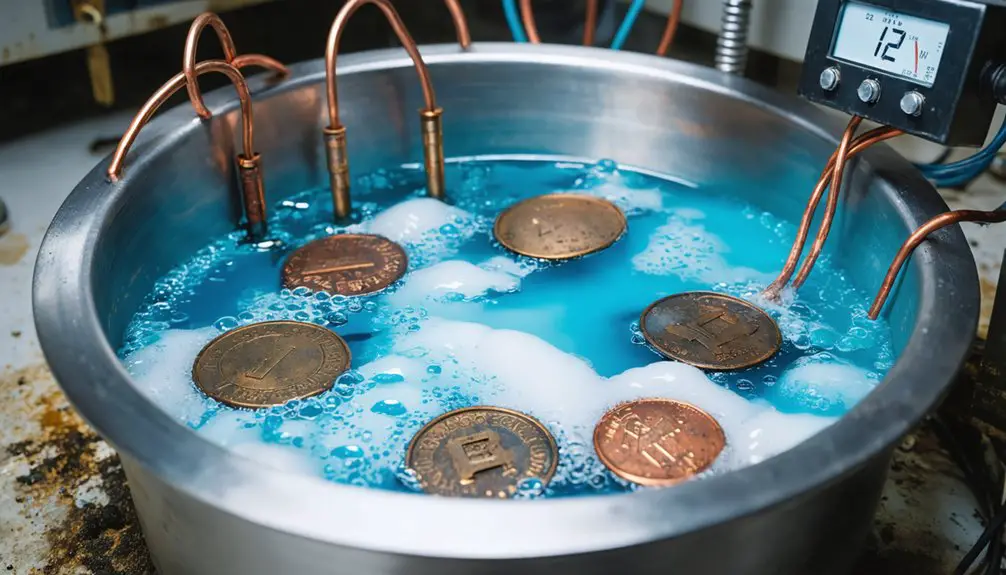 electrolysis for artifact restoration