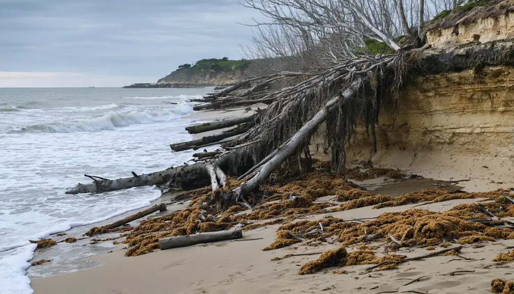 erosion affects treasure hunting