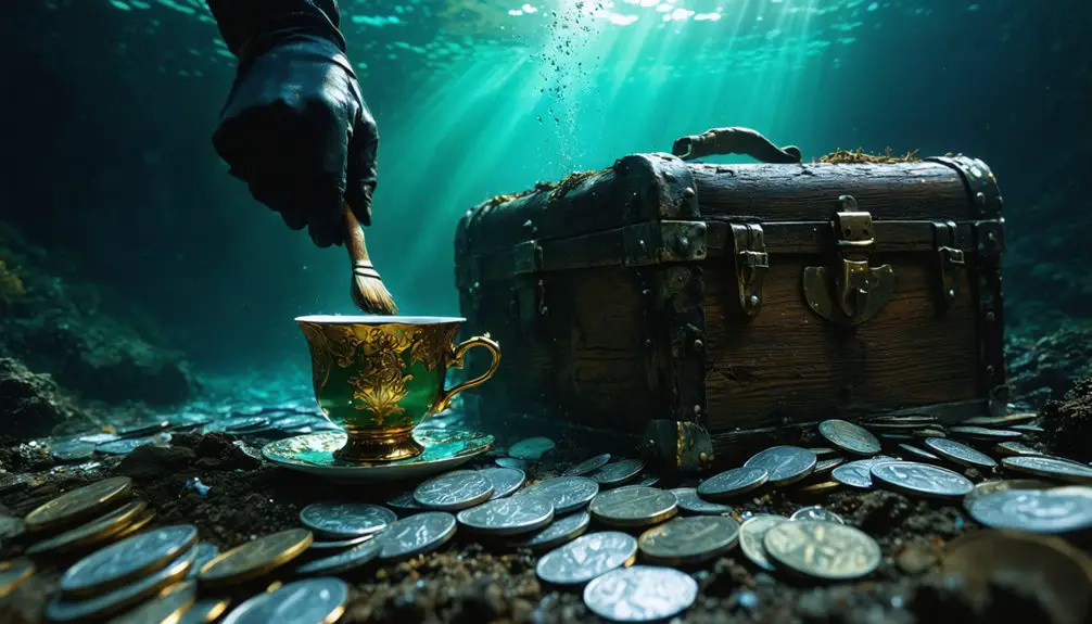 exploring submerged riches underwater