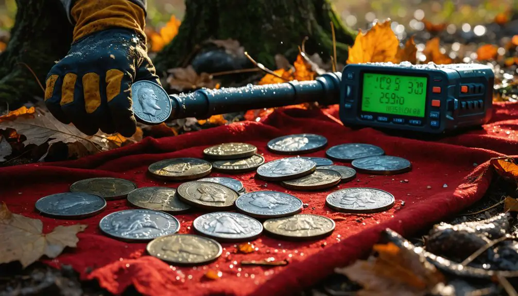 finding old coins treasure