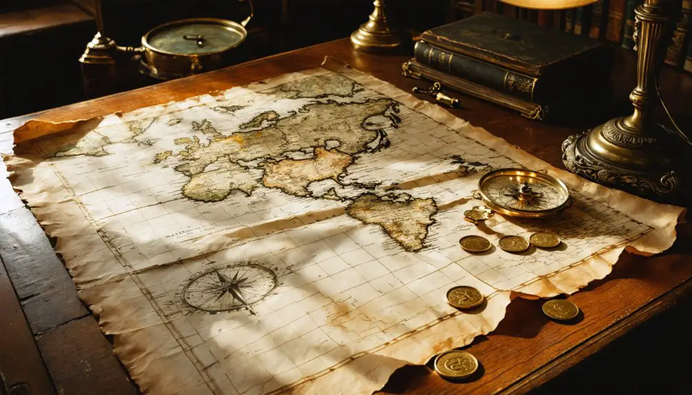 historical treasure map evolution