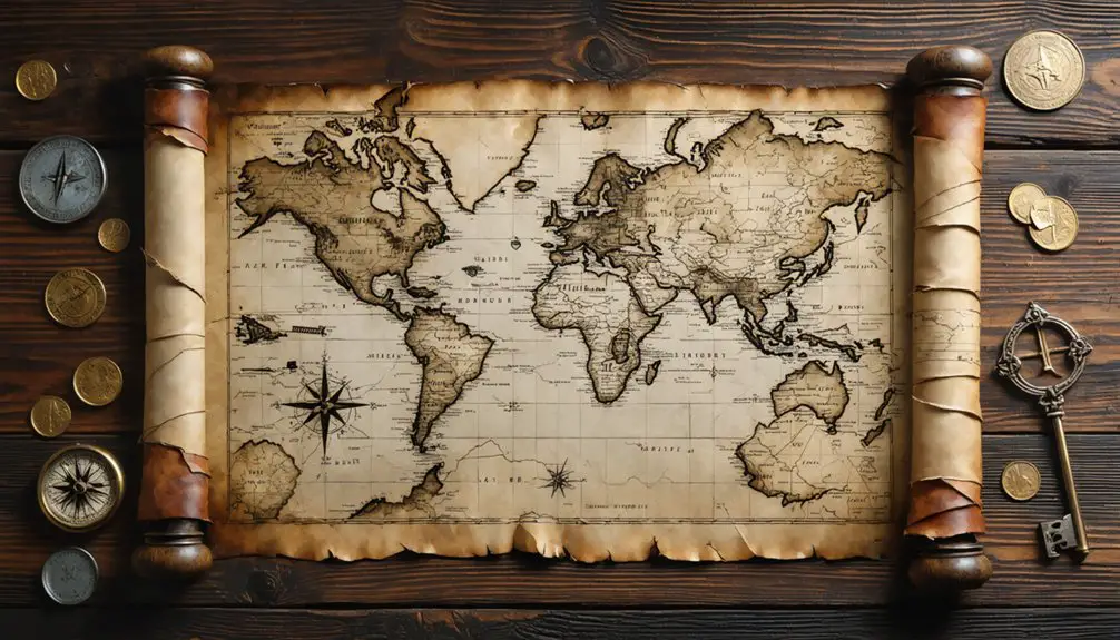 intriguing treasure map legends