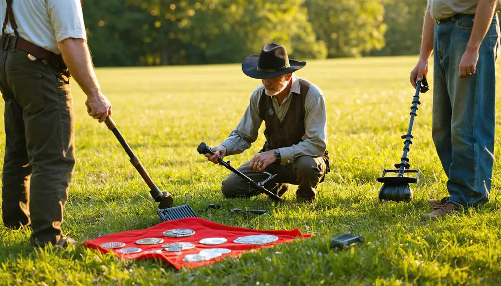 join a metal detecting club