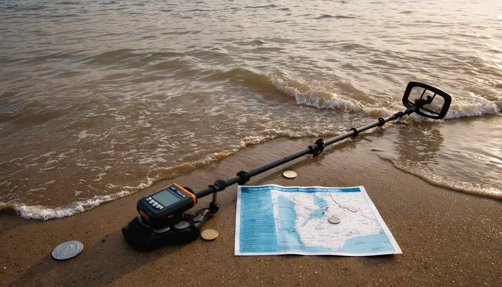 legal beach detecting guidelines