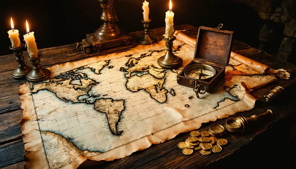 lost maps of treasure