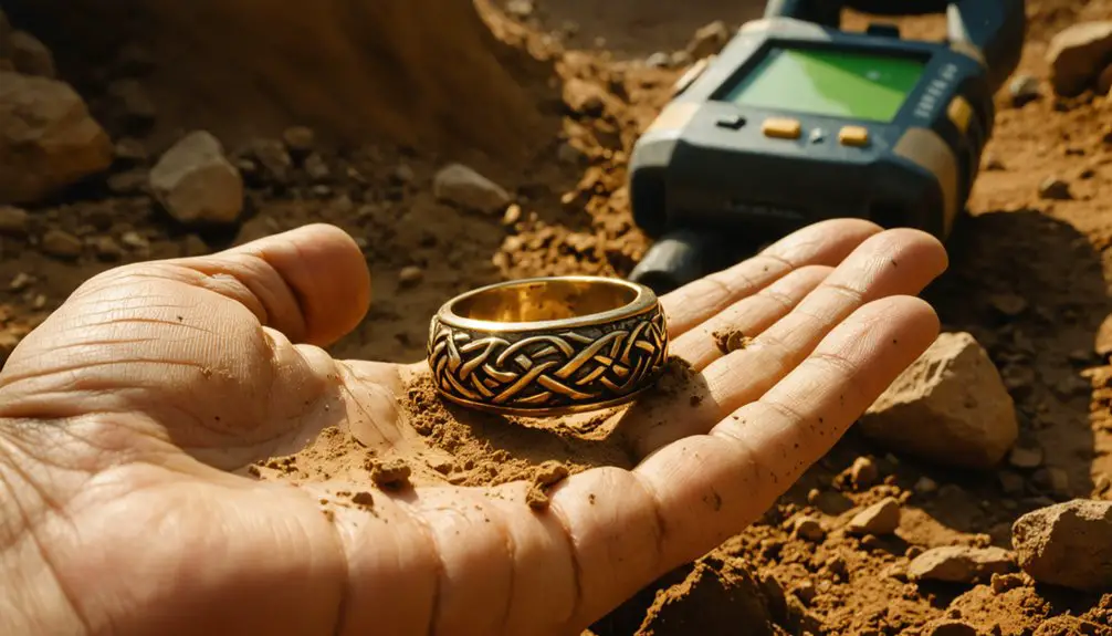 metal detecting archaeological treasures