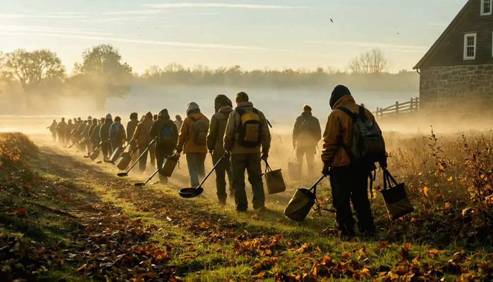metal detecting enthusiasts unite