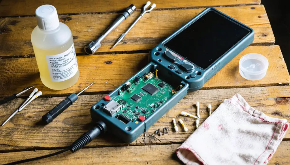 metal detecting equipment upkeep