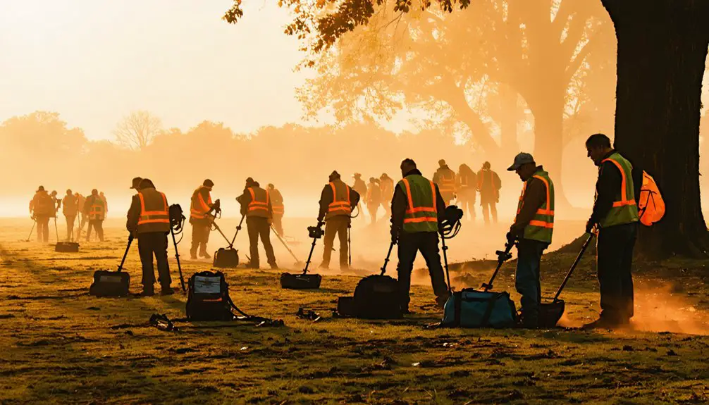 metal detecting excursions available