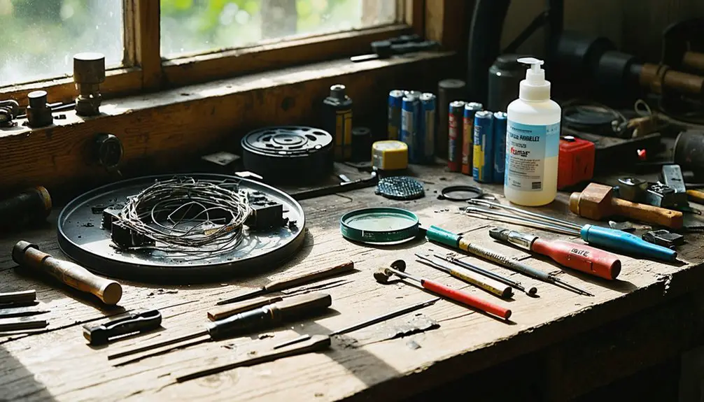 metal detecting gear upkeep