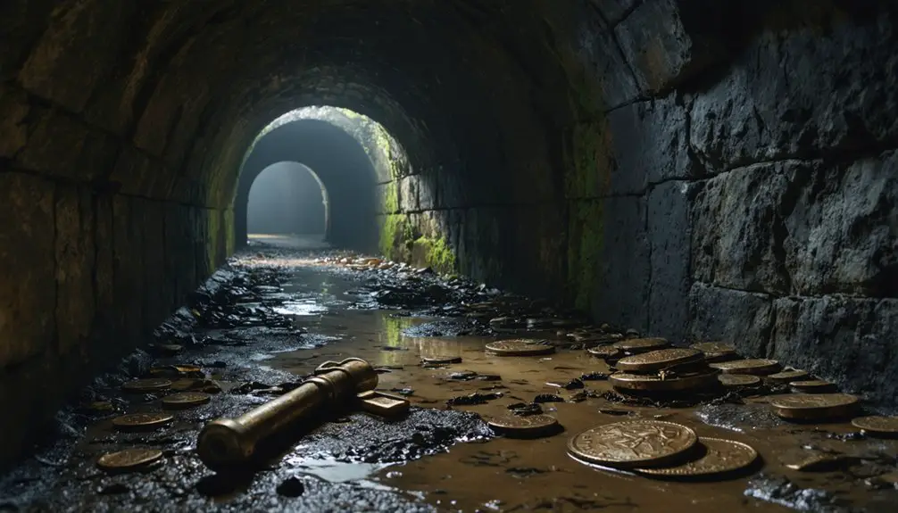 metal rich underground tunnels