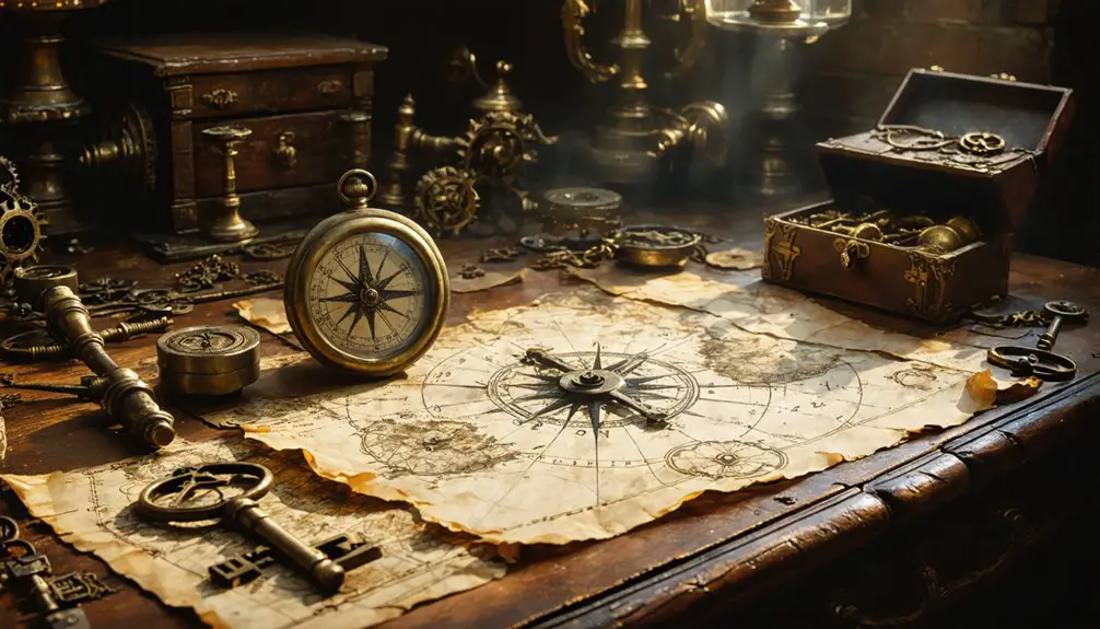mysterious clues for explorers