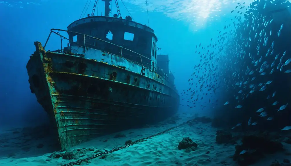 mysterious sunken ship legends