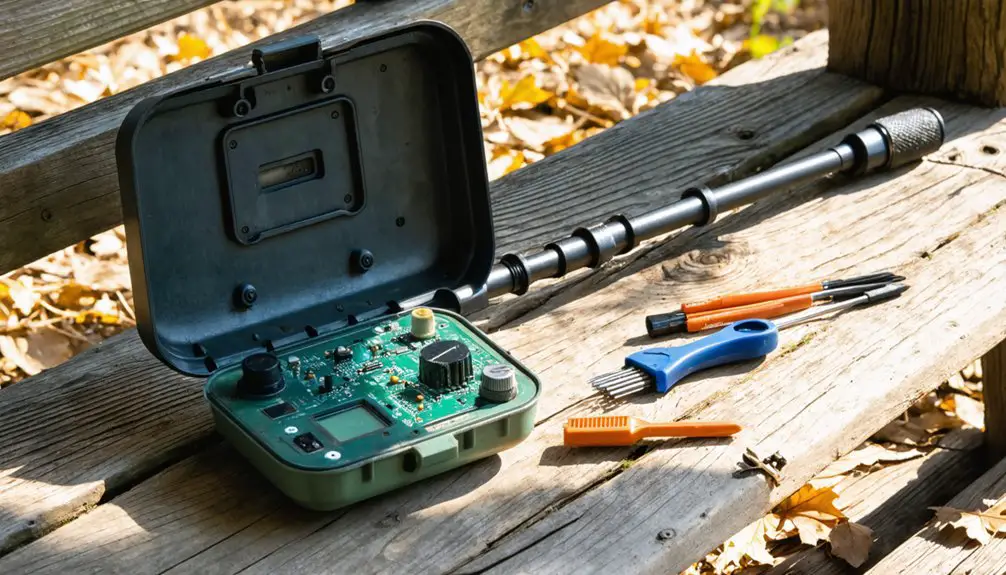 park metal detecting upkeep