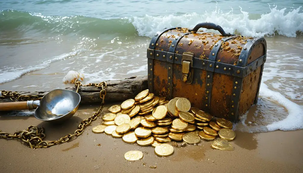 pirate treasure metal detecting