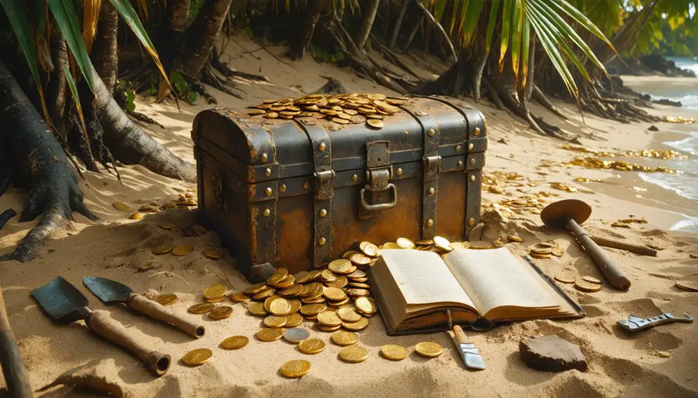 pirate treasures and artifacts