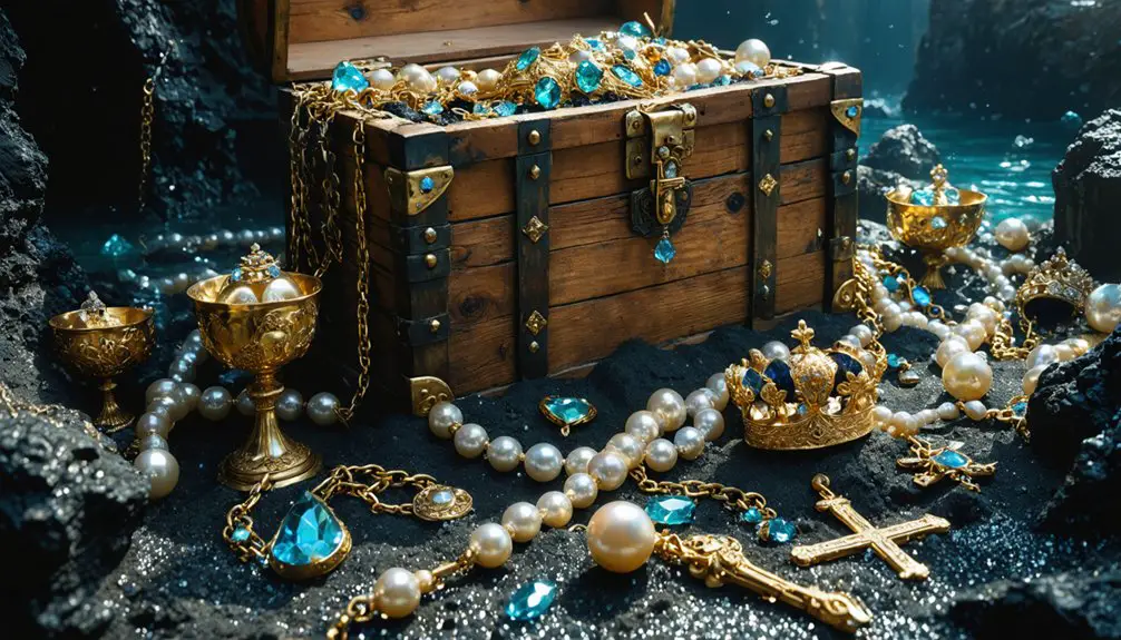 pirate treasures and artifacts