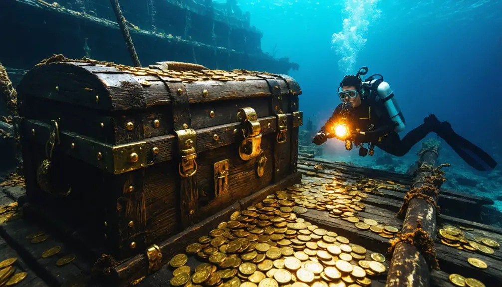 pirate treasures and shipwrecks