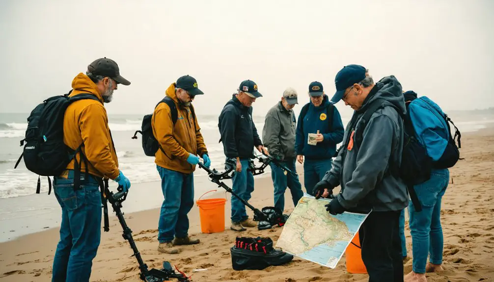 plan a metal detecting gathering