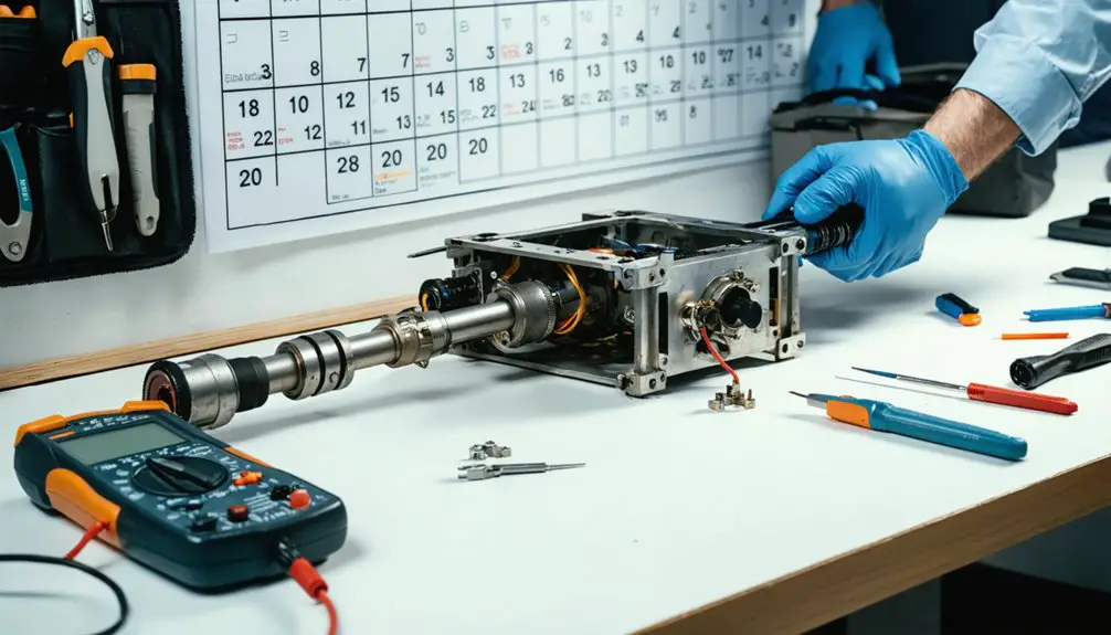 quarterly maintenance and inspections