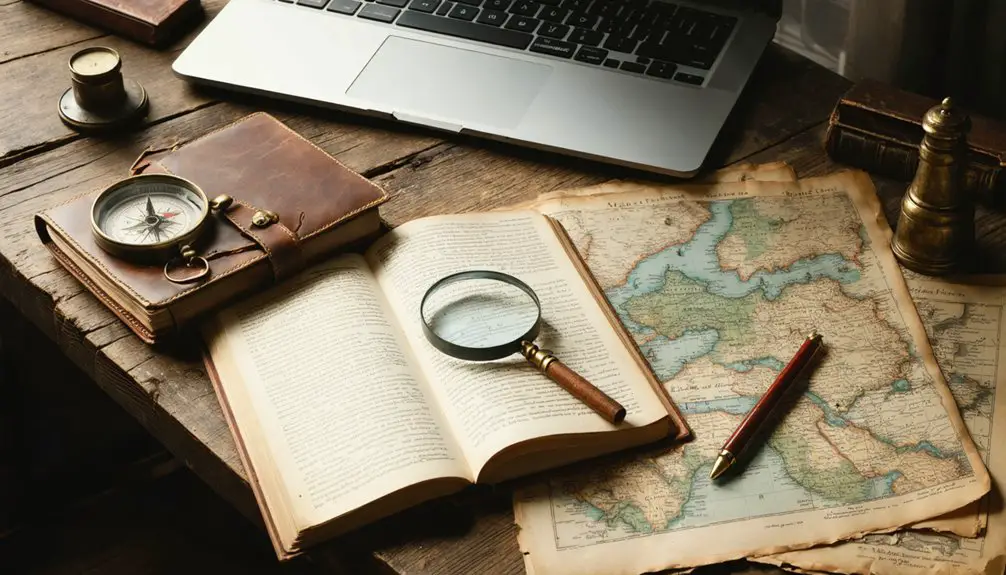 researching metal detecting locations