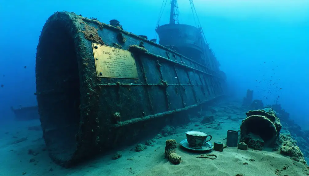 respect for underwater war graves