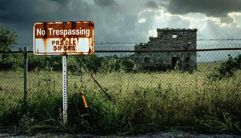 restricted zones for detecting