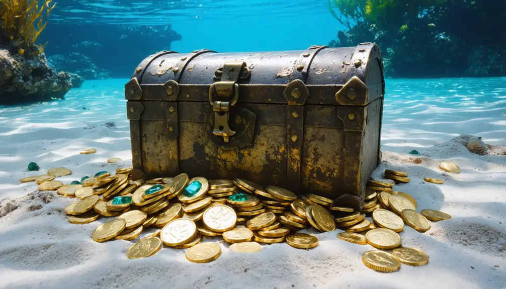searching for hidden treasures