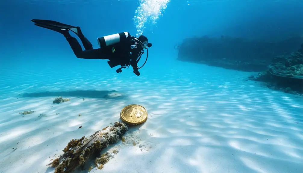 searching for lost treasure