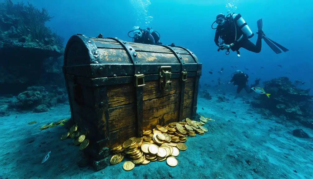 sunken pirate treasure recovery
