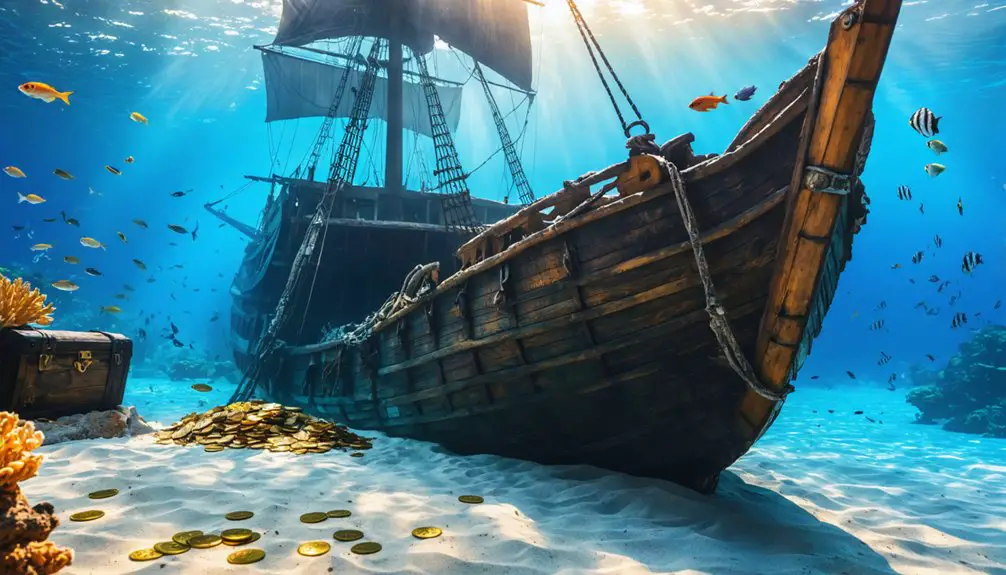 sunken ship treasure hunting