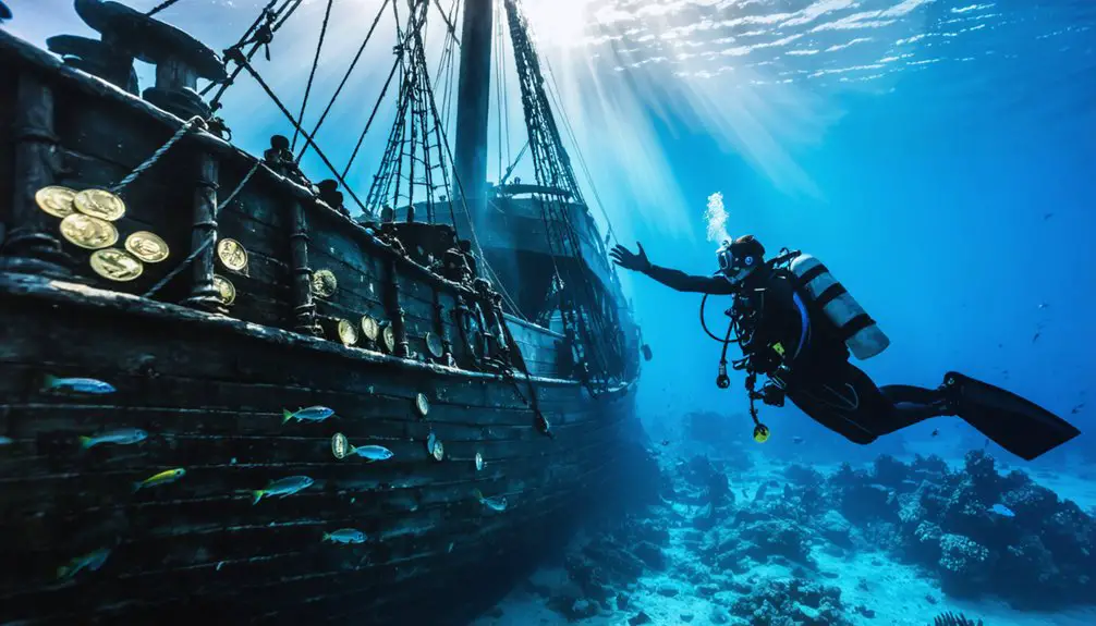 sunken shipwreck treasure hunting