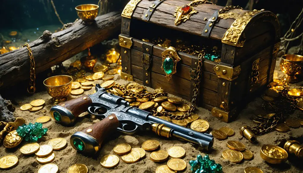 sunken treasures of pirates