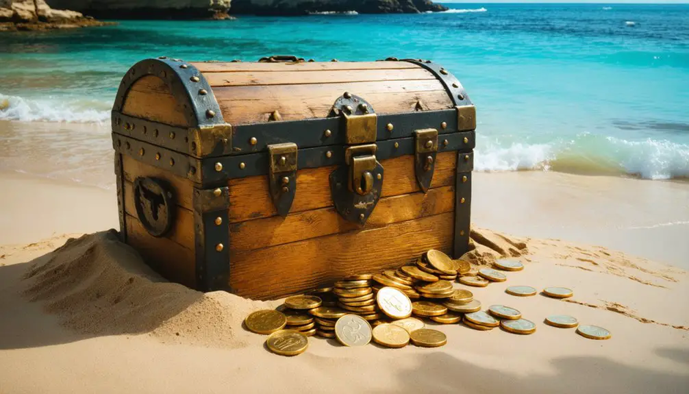 treasure hidden on islands