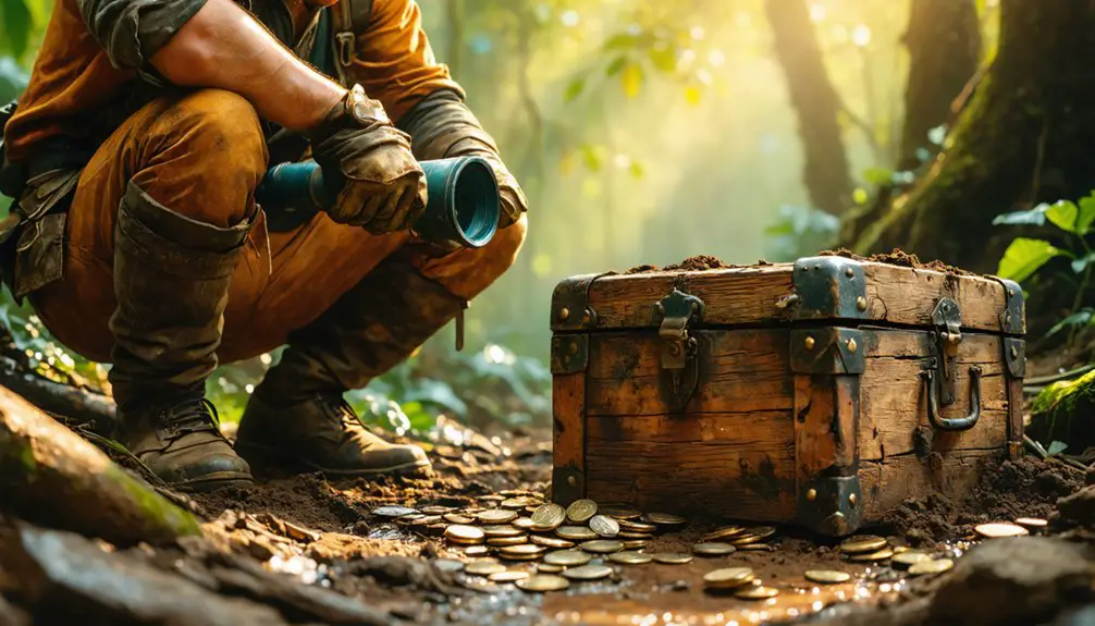 treasure hunt for gold