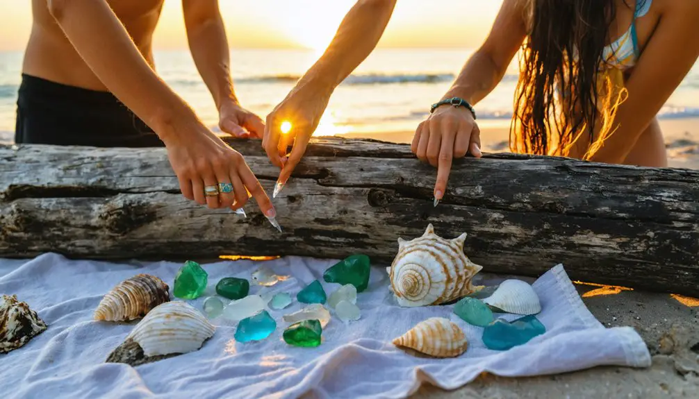 treasure hunting at beaches