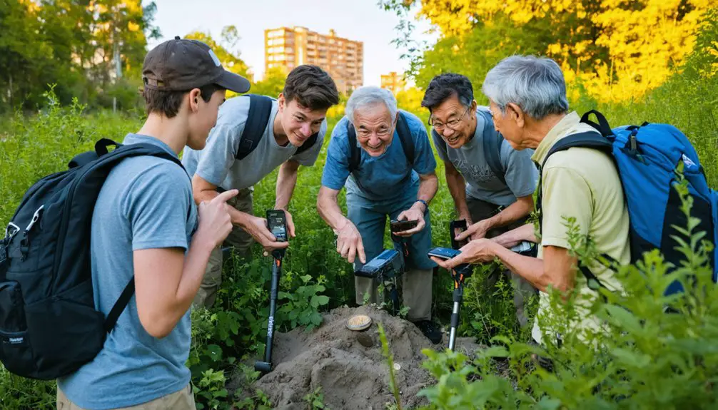treasure hunting community benefits