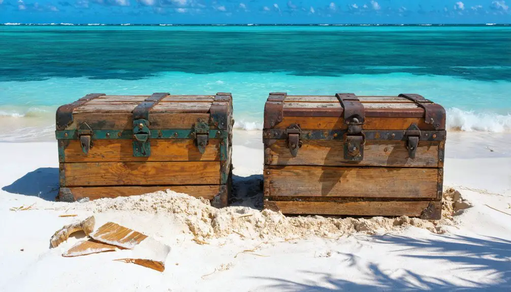 treasure hunting in caribbean