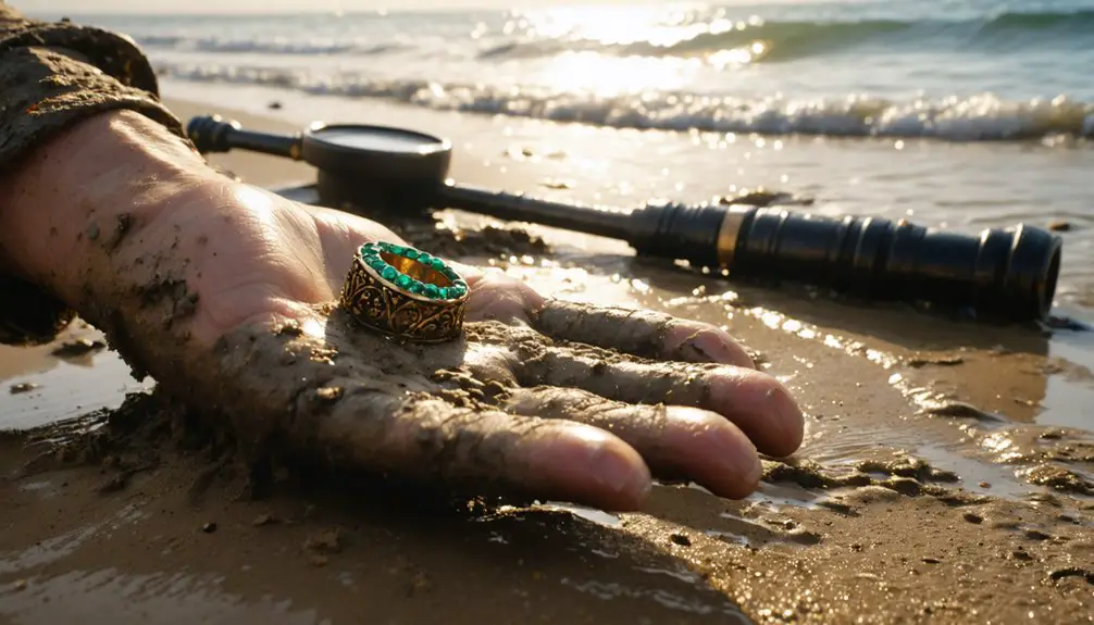 treasure hunting on beaches
