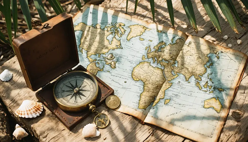 treasure hunting on islands