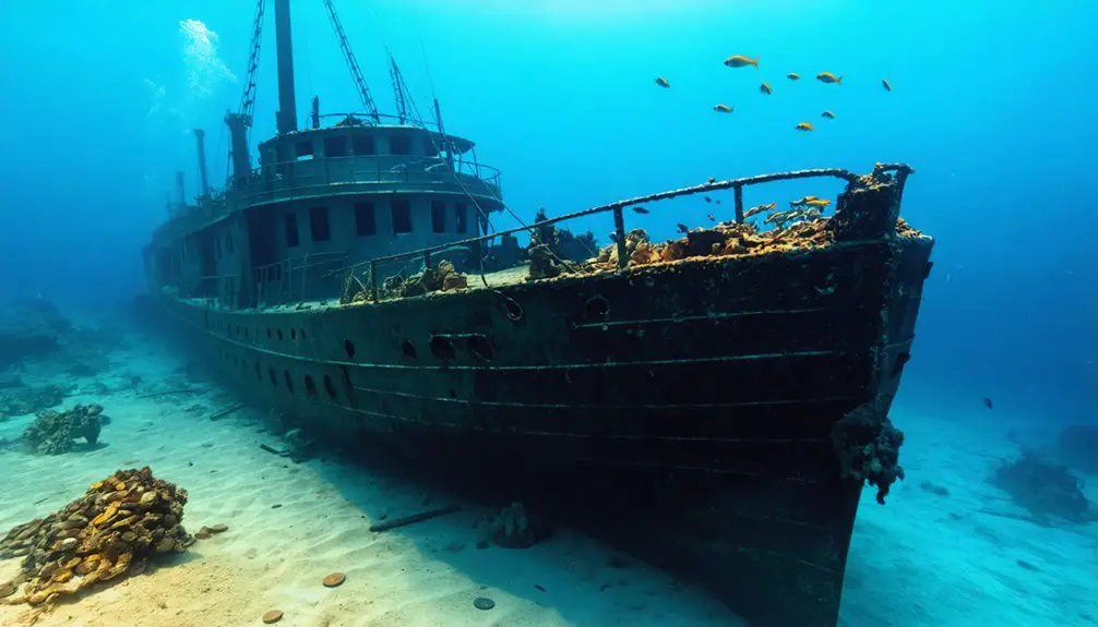 treasure hunting on ships