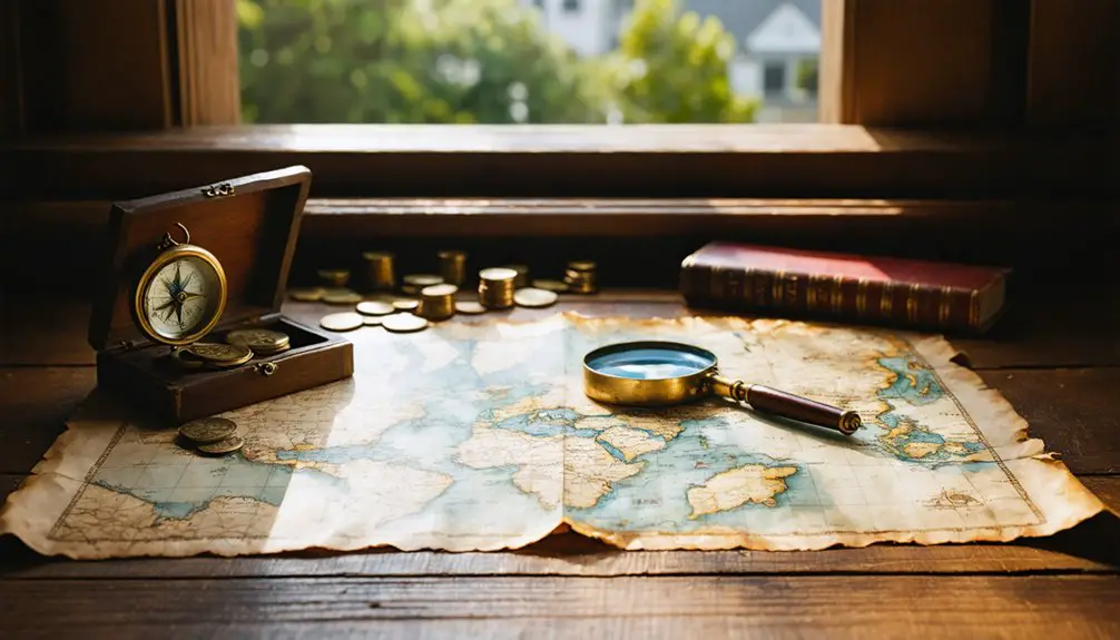 treasure hunts inspired by maps