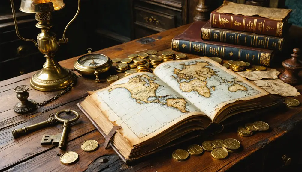 treasure maps and legends