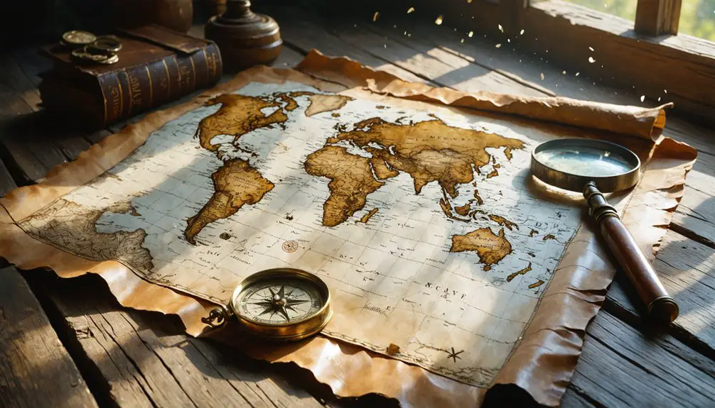treasure maps lead to wealth