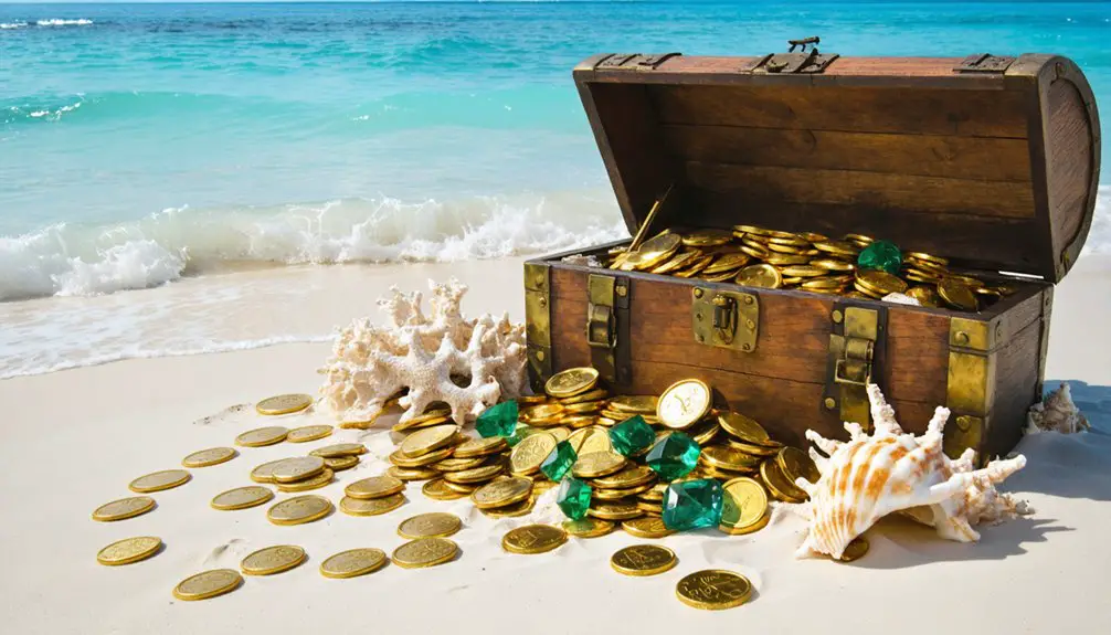 treasure seeking in paradise