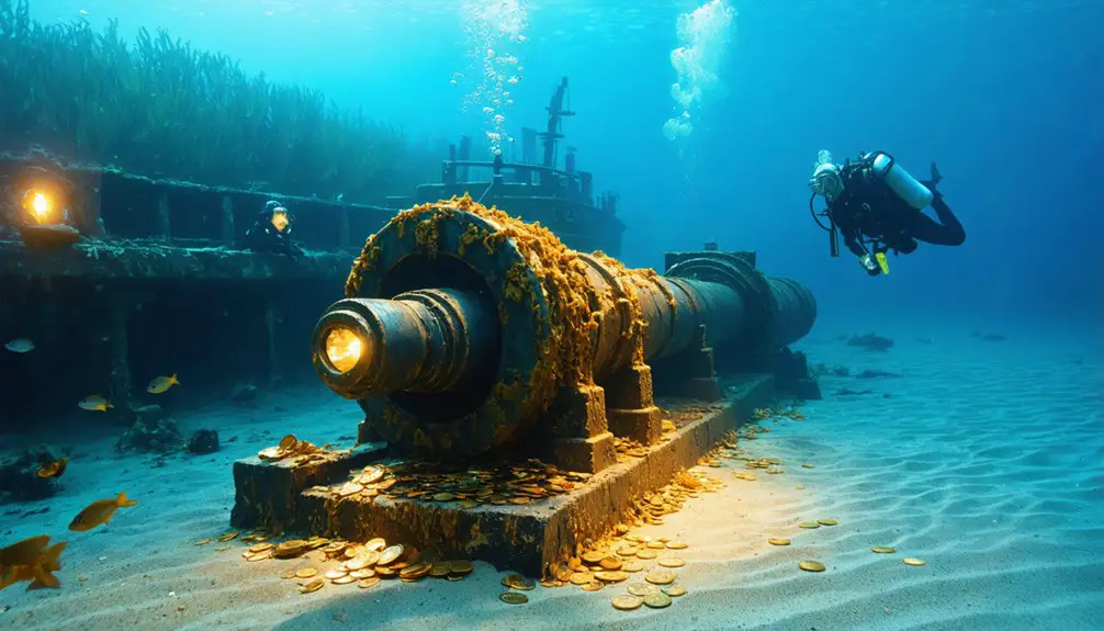 underwater salvage treasure hunting