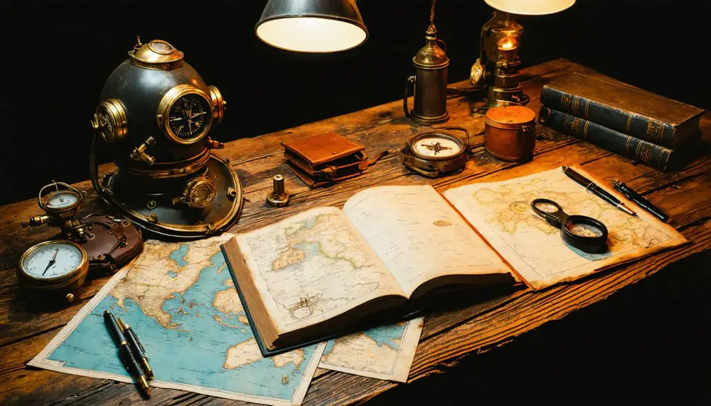 underwater treasure hunting expedition