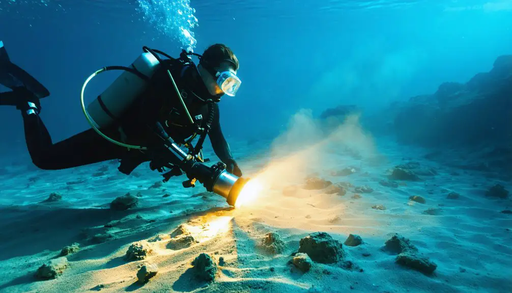 underwater treasure hunting techniques