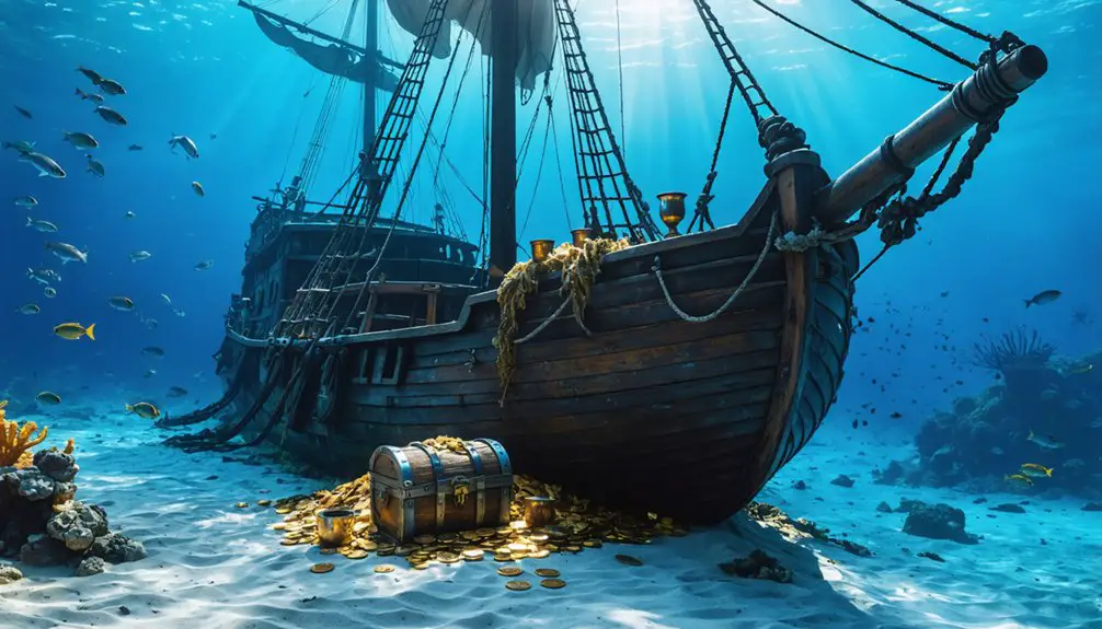undiscovered treasures in shipwrecks