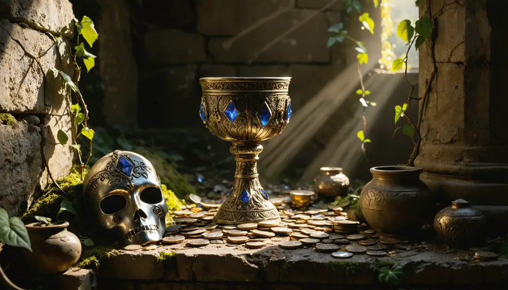 ancient treasures in ruins